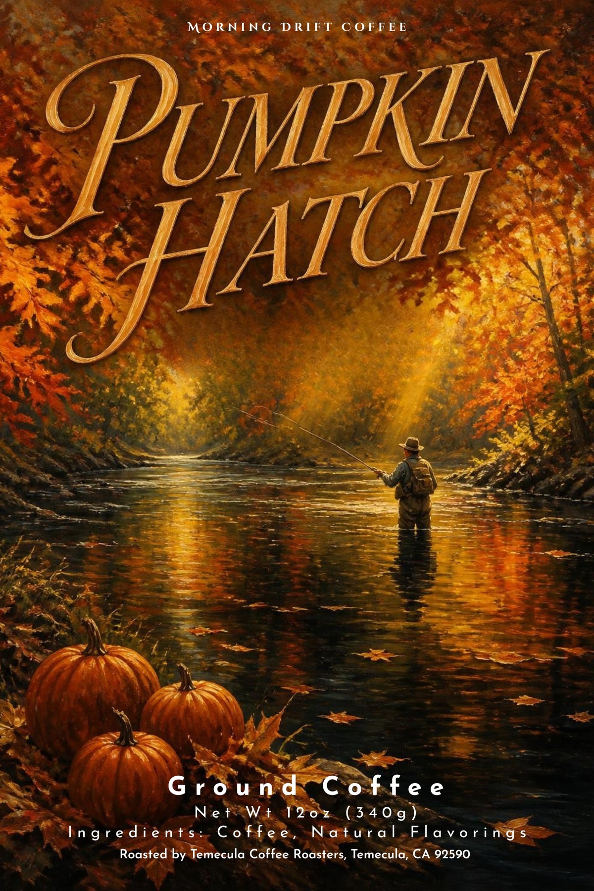 Pumpkin Hatch (Medium Roast · Seasonal) - Fall on the river, in a cup.