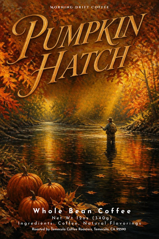 Pumpkin Hatch (Medium Roast · Seasonal) - Fall on the river, in a cup.