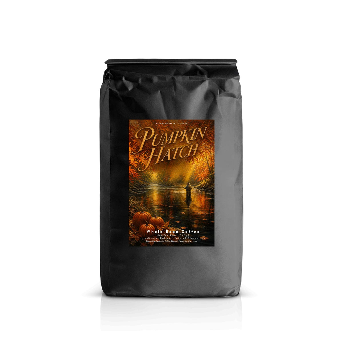 Pumpkin Hatch (Medium Roast · Seasonal) - Fall on the river, in a cup.